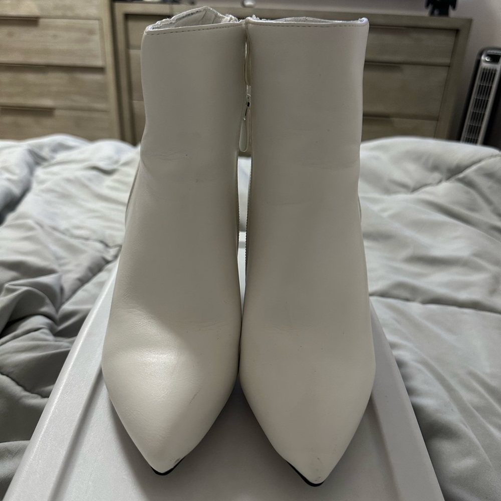 White booties